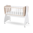 Baby Cot-Swing FIRST DREAMS white+amberwood